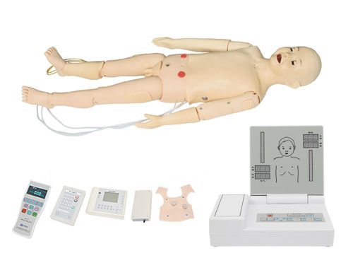 高级多功能五岁儿童综合急救训练模型（ACLS高级生命支持、嵌入式系统）